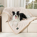 Luciphia Waterproof Dog Blanket, Reversible Sherpa Fleece for Couch Cover | Reversible waterproof pet blanket with soft Sherpa fleece machine washable protect couch bed car, Beige-thicken 65" x 57" by luciphia