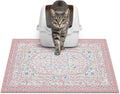 Glittme Cat Litter Mat, 24"x15" Non-Slip Washable Trapping Mat for Cats | Litter Trapping Mat With Thick PVC Coil To Catch Scatter, Soft On Paws And Waterproof Bottom To Protect Floors by Glittme