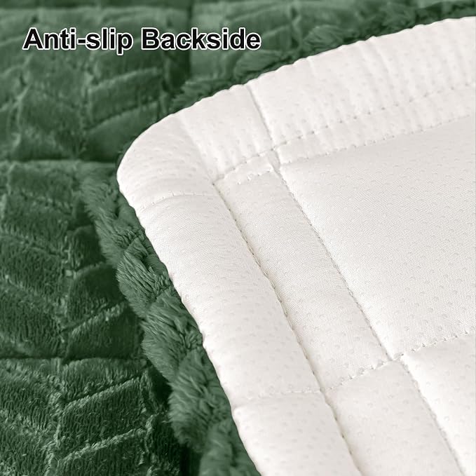 Smiry Couch Cover for Dogs, Non Slip Fuzzy Pet Sofa Covers Washable | Sofa Slipcovers for 2 Cushion Couch, Soft Thick Furniture Protector for Cats Dogs, Against Fur, Dirt, Scratch (27.6"x47") - Image 6