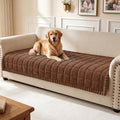 Smiry Couch Cover for Dogs, Non Slip Fuzzy Pet Sofa Covers Washable | Sofa Slipcovers for 3 Cushion Couch, Soft Thick Furniture Protector for Cats Dogs, Against Fur, Dirt, Scratch (35.4"x82.7") by Smiry