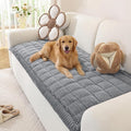 OstepDecor Couch Cover for Dogs, Washable Non Slip Sofa Cover for Pets | Soft Couch Covers for Sofa, Loveseat and Sectional, Furniture Protector Against Pet Hair & Dirt (27.6" x 70.9", Blue Grey) by OstepDecor