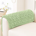 Smiry Non Slip Couch Covers for Dogs, Scratch Resistant Pet Sofa Protector | Machine Washable Soft Fuzzy Thick Furniture Cover for Sofa Loveseat Sectional Large Dogs, Sage Green, 27.6" x 27.6" by Smiry