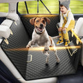 Back Seat Extender for Dogs,PVC Rods Support and Hard Bottom Car Seat Cover | Heavy Duty Dog Car Seat Cover for Back Seat, Dog Hammock for Car, Waterproof Pet Bed For Car, SUV, Truck by SHARLOVY