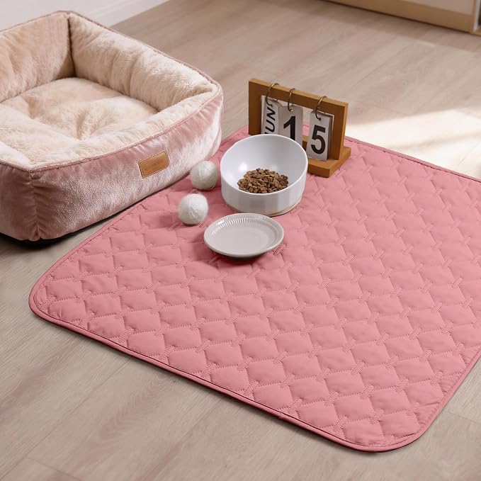 gogobunny 3X Stronger Waterproof Pet Blanket, Scratch Proof Furniture Protector for Dogs Cats, Reversible Cover 30x30 Inch, Dark Pink/Light Pink - Image 4