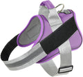 Dog Harness, No-Pull Reflective Dog Vest, Breathable Adjustable Pet Harness with Handle for Outdoor Walking - No More Pulling, Tugging or Choking (Lavender, Small (Pack of 1)) by Bolux