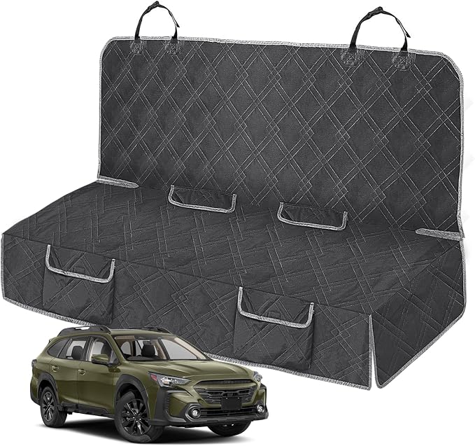 Dog Car Seat Cover for Subaru Outback 2014-2024 2025 | Waterproof Pet Bench Seat Cover for Back Seat, 600D Heavy Duty Scratch Proof Nonslip Truck Seat Covers for Dogs by Kistrba