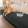 Smiry Waterproof Couch Cover for Dogs, Washable Non Slip Plush Protector | Waterproof Protection, Plush Flannel, Non Slip Backing, Pet Hair & Scratch Protection, Soft Cover (43" x 63") by Smiry
