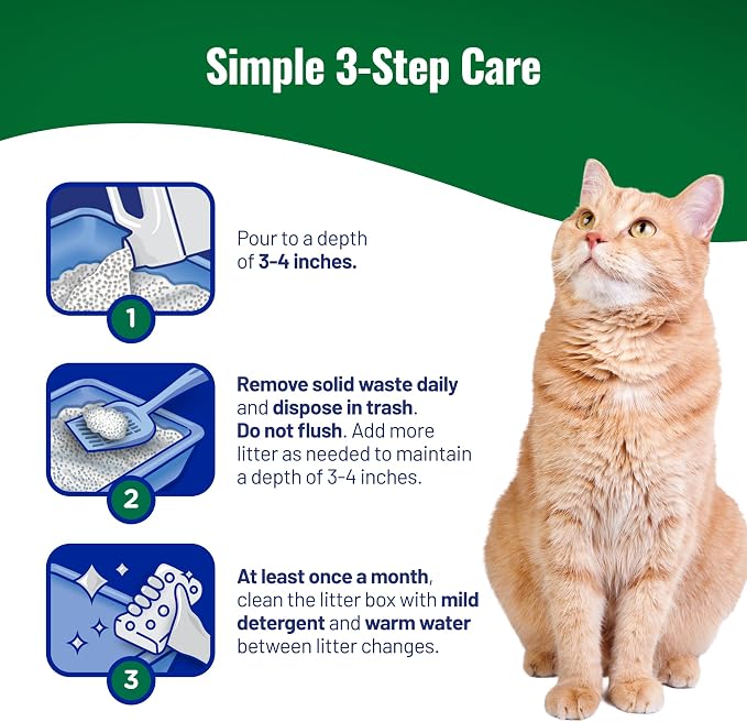 Cat's Pride Natural Care Odor-Eliminating Hypoallergenic Litter 15lb - Image 7