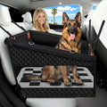 XL Checkered Large Dog Car Seat Cover with Dog Bed Mat for Back Seat Half - Single Seat Travel Hammock Extender, Waterproof Hard Bottom for Medium & Large Dogs, Car SUV Truck Vehicle by Buatis
