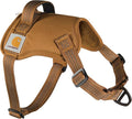 Carhartt Nylon Duck No Pull Dog Harness Carhartt Brown XL | Fully Adjustable Dog Harness with Quick Control Handle and Reflective Accents by Unknown