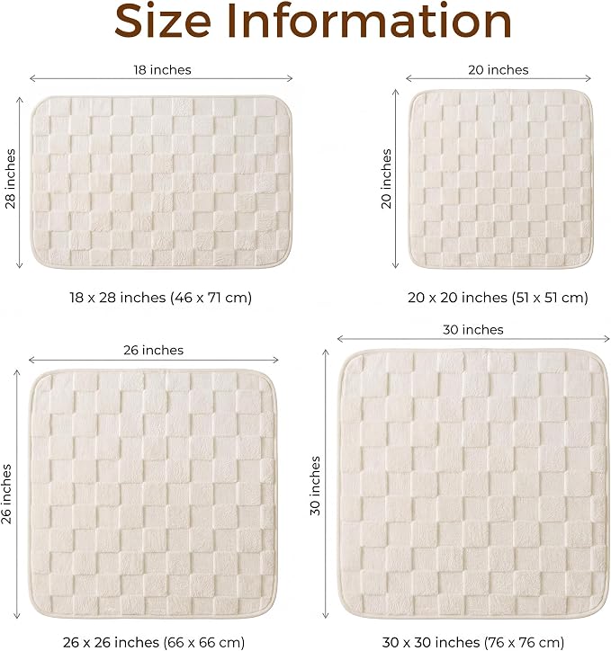 Foxdecor Couch Arm Covers for Sofa Arm Chair Covers Set of 2 | Sofa Arm Covers Cat Scratch Resistant Couch Protectors, Washable Armrest Cover Furniture Arm Covers, Cream White 20x20 in - Image 6