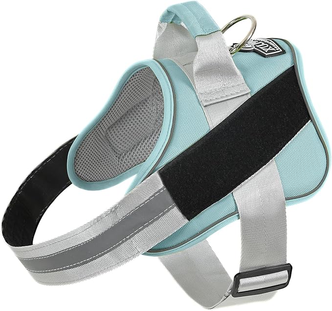 Dog Harness, No-Pull Reflective Dog Vest, Breathable Adjustable Pet Harness with Handle for Outdoor Walking - No More Pulling, Tugging or Choking by Bolux