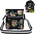 PetAmi Dog Treat Pouch, Pet Treat Pouch for Training, Dog Walking Bag Holder for Kibbles, Pet Food Toy, Dog Trainer Essentials Supplies, Poop Bag Dispenser, 3 Ways to Wear (Floral Black) by PetAmi