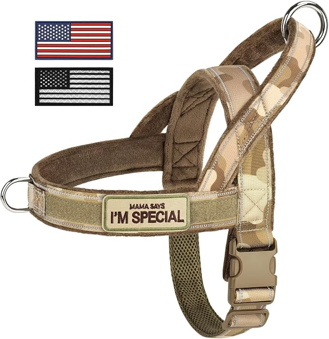 Forestpaw No Pull Dog Harness with Large Handle,Comfortable,L,Camo Brown | Adjustable Fits Chest 26-31",50-80 lbs,Slip On,Quick Release,Easy Control,Soft Padded,for Medium Large Dogs Walking Training - Image 8