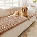 Couch Cover for Dogs Washable, Non-Slip Pet Couch Covers for Sofa, Fuzzy Dog Couch Cover Blanket, Thick, Soft, Plush Couch Cushion Covers for Sofa Protector (Coffee, 23.6" x 47.2"/60 x 120cm) by Disayu