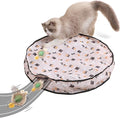 Cat Toys for Indoor Cats, Interactive Cat Toy for Adult Cats | Hide and Seek Play Mat for Bored Kittens, Automatic Rolling Ball with Real Bird Chirping, Motion Activated Rechargeable by MoofeePaws