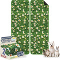 Washable Pee Pads for Dogs 24"x72" 2 Pack Reusable Puppy Potty Pad | Super Absorbent Waterproof NonSlip LeakProof Crate&Playpen Floor Mat for Cats, Rabbits, Guinea Pigs, Whelping & Housebreaking by Verdasun