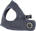 Puppia Soft Vest Dog Harness Step-in Padded Mesh No Choke No Pull Comfortable Walking Running Training for Small Medium Large Dogs, Grey, XXX-Large by PUPPIA