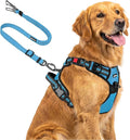 Joytale No Pull Dog Harness & Seat Belt, Easy On 3-Buckle, XL, Sky Blue | Front Clip Reduces Pulling, Escape-Resistant Design, Adjustable Fit, Soft Padding for Comfort, Secure Tether for Safer Travel by Joytale