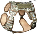 AUROTH Tactical Dog Harness Medium Sized Dog No Pull Adjustable Dog Vest | Heavy Duty with Handle, Breathable Padded, Reflective, Military K9, Easy Control for Working Traning, Army Yellow, Mediun by AurothPets