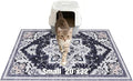 EXPAWLORER Cat Litter Mat, 20”x32” Small Non-Slip Urine Waterproof Litter Trapping Mat Easy to Clean Washable Litter Box Mat for Floor Soft on Kitty Paws, Indoor Food Mats Rug Pads for Bathroom Grey by EXPAWLORER