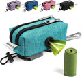 Dog Poop Bag Holder for Leashes and Treat Holder with 2 Waterproof Pouches | Poop Bag Dispenser for Pet Waste Bags and Walking Accessories + 1 Free Roll by Leashrr20