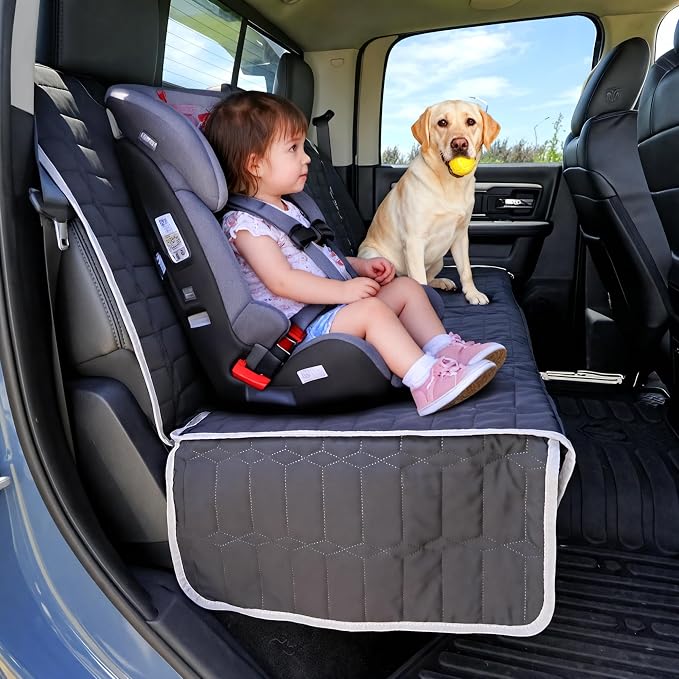 Reliadura Relidura Bench Seat Cover for SUV Waterproof Seat Cover for Dogs in Car Non-Slip Dog Car Seat Cover for Back Seat Heavy Duty Protector for Rav4/CRV/Subaru Rear Seat Covers for SUVs - Image 8