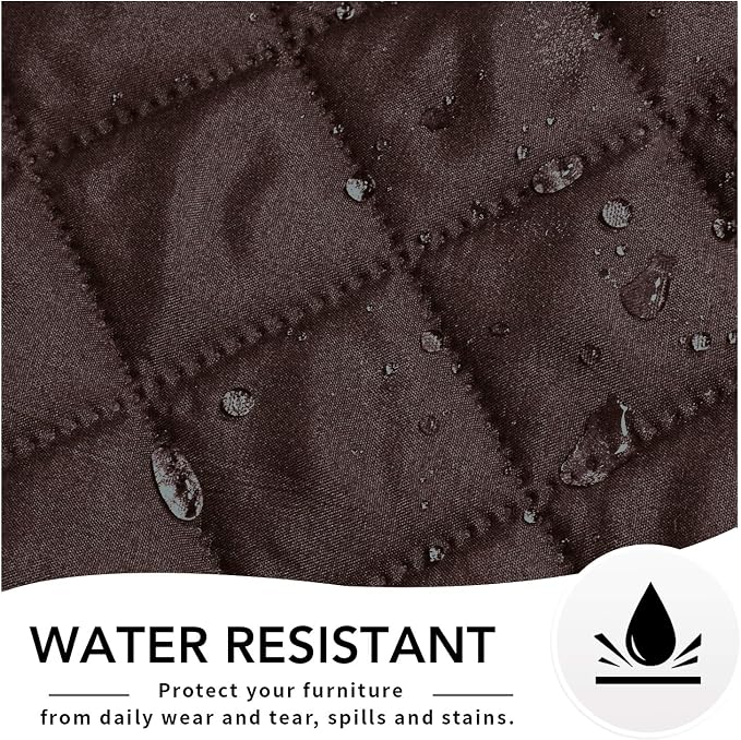 Easy-Going Reversible Couch Cover, Oversized Recliner, Chocolate/Ivory | Machine Washable Slipcover For Dogs, Water Resistant Furniture Mat For Living Room, Non-Slip Sofa Cover, Pet Friendly - Image 4
