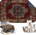 Washable Pee Pads for Dogs, Reusable Puppy Potty Training Pads, Ultra-Absorbent Thick Waterproof Leak-Proof Non-Slip Pads & Mat for Crate, Playpen, Floor, Whelping & Housebreaking , 2 Pack 48"x72" by Verdasun
