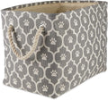 Bone Dry Pet Storage Collection Lattice Paw Print, Gray, Medium Rectangle by BoneDry