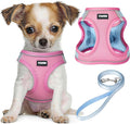 No Pull Dog Puppy Harness and Leash Set Reflective Mesh Vest Medium by YIMEIS