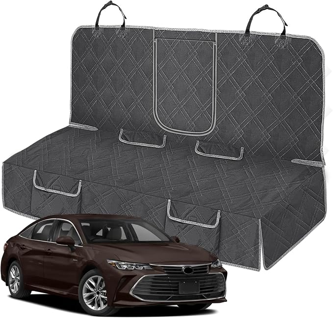 Dog Car Seat Cover for 2014-2026 Toyota Avalon | Waterproof Pet Bench Seat Cover for Back Seat, 600D Heavy Duty Scratch Proof Nonslip Truck Seat Covers for Dogs by Kistrba