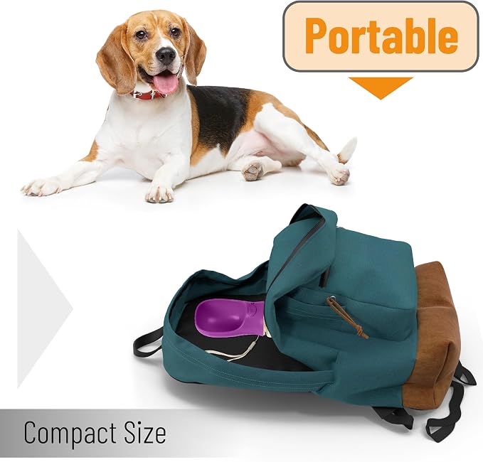 Mr. Pen- Portable Dog Water Bottle, 19 oz, Large | Leak Proof Puppy Water Dispenser with Drinking Feeder for Pets, Outdoor Walking, Hiking, Travel, Not Dishwasher Safe - Image 6