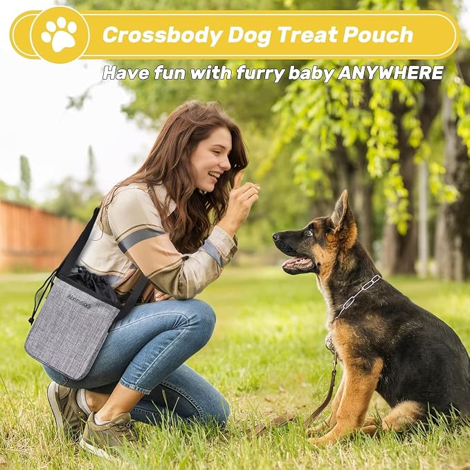6 Set Dog Travel Bag, Large Pet Travel Kit for Supplies, Grey | Includes 2 Food Containers, 1 Pet Organizer for Dogs, 2 Collapsible Bowls, 1 Treat Pouch, Dog Weekend Overnight Bag Luggage - Image 5