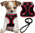 No Pull Dog Puppy Harness and Leash Set Reflective Mesh Vest Large by YIMEIS