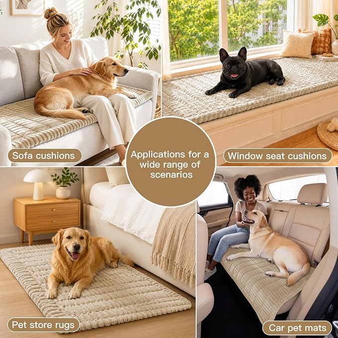 BIETYONE Couch Cover for Dogs, Washable Non Slip Sofa Protector for Pets | Washable, Non Slip, Soft Fabric, Pet Friendly, Protects Against Pet Fur, Dirt & Messes, Sofa Furniture Protector - Image 5