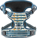 Timos Dog Harness, No Pull Large Sized with 3 Buckles, Sunset Valley, XL | Reflective, No Choke, Easy On & Off, Adjustable Soft Padded, Front & Back 2 Clips and Control Handle for Walking Training by Timos
