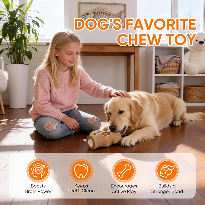 2-Pack Indestructible Chew Toys for Aggressive Chewers | Tough Dog Toys to Keep Them Busy with Durable Nylon&Frozen Treat dog toy to Relieve Boredom & Anxiety - Image 6