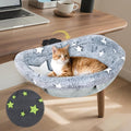 Cat Desk Bed, Adjustable Cat Desk Hammock, Cat Bed for Desk | Glow in The Dark, Removable Washable Cover, Sturdy Metal Frame, Desk Cat Bed, Cat Desk Perch, Supports up to 50 Lbs by Himake