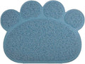 DM Paw-Shaped Cat Litter Box Mat,10 Colors Available,15.75x11.75 Inches (Arctic) by DMWirelessCarCharger