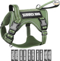 Tactical Dog Harness, No Pull Dog Harness for Medium Large Dogs with Handle & Molle, Military Service Dog Vest Harness in Training Pet Harness for Small Dogs by WINSEE