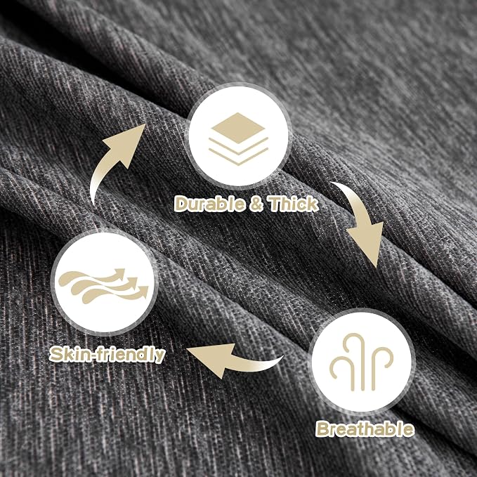 MYSKY HOME Chair Covers Armchair Couch Covers for Dogs Washable Sofa Covers, Non Slip Soft Recliner Cover Pet Chair Cover Sofa Slipcover Furniture Protector with Tassel Throws, 71"x91", Dark Grey - Image 5