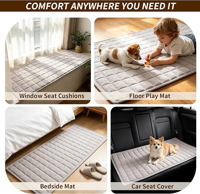 Couch Covers for Dogs, Non Slip Washable Pet Couch Covers for Sofa | 27.6”x70.9” Light Grey Soft Velvet Sofa Covers for 2-3 Cushion Couch, Couch Protect Against Pet Hair, Scratches & Stains - Image 6