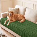 hyha Couch Cover for Dogs, Washable Non Slip Plush Flannel Sofa Protector | Thick Flannel, Anti-Slip Backing, Pet Hair & Scratch Protection, Fits Sofa & Loveseat (35.4" x 63") by hyha