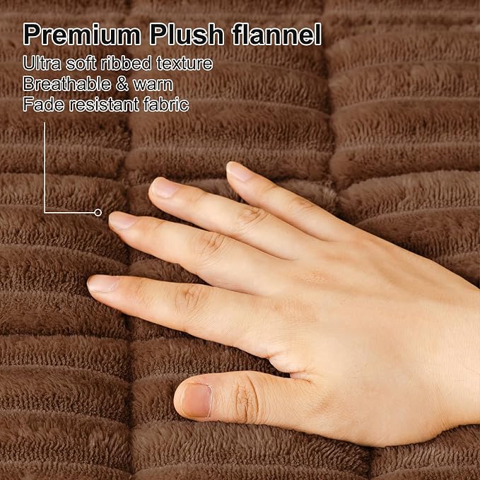 Smiry Couch Cover for Dogs, Non Slip Washable Sofa Protector for Pets | Soft Furniture Cover for Leather & Fabric Couches, Cozy Protect Against Fur, Dirt & Messes, Pet Friendly, 27.6"x88" - Image 5