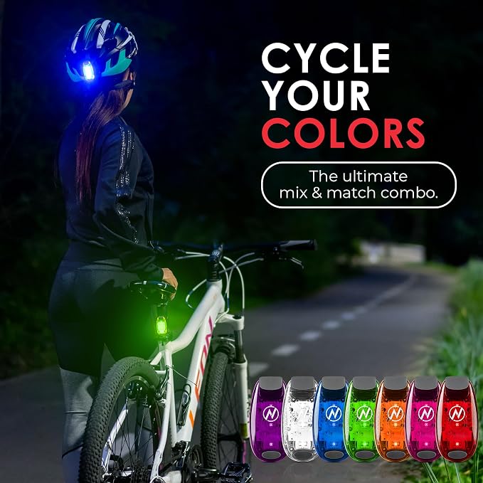 LED Safety Light (2 Pack) - Clip On Strobe/Running Lights for Runners, Dog, Bike, Walking, Boat, Kayak, Stroller and More - High Visibility Accessories for Your Reflective Gear, Bicycle - Image 8