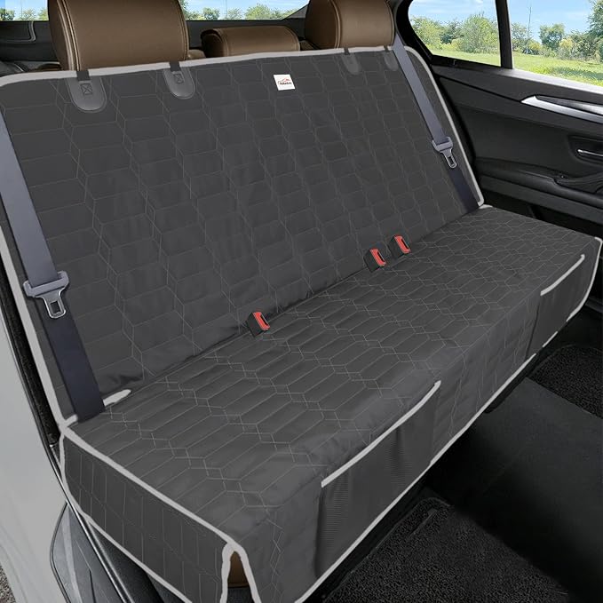 Reliadura Relidura Bench Seat Cover for SUV Waterproof Seat Cover for Dogs in Car Non-Slip Dog Car Seat Cover for Back Seat Heavy Duty Protector for Rav4/CRV/Subaru Rear Seat Covers for SUVs by Reliadura