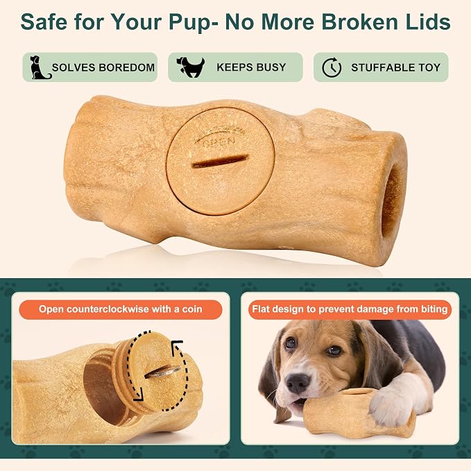 Tough Dog Toys for Aggressive Chewers,Indestructible Dog Toy for | 30-75lbs Large/Medium Breed,Durable Frozen Dog Treat Holder to Keep Them Busy & Reduces Anxiety - Image 7