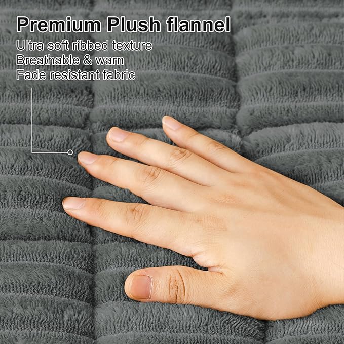Smiry Couch Cover for Dogs, Non Slip Washable Sofa Protector for Pets | Soft Furniture Cover for Leather & Fabric Couches, Cozy Protect Against Fur, Dirt & Messes, Pet Friendly, 43"x63" - Image 5