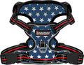 BARKBAY Dog Harness for Small Sized Dog No Pull Mesh 2 Clips Dog Vest | Control Handle,Comfort,Heavy Duty,Adjustable Reflective,Perfect for Outdoor Training, Walking,Hiking(S,Blue Star Mesh) by BARKBAY